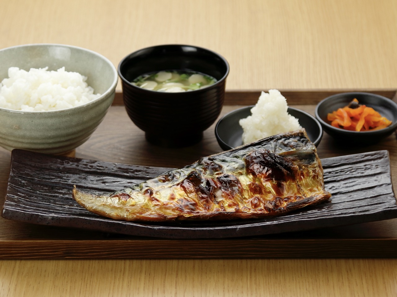 極サバ塩焼き定食